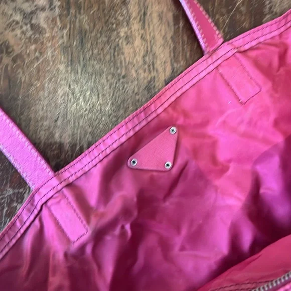 Pink Prada tote